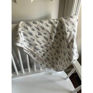 Magnetic Me Cloud Pattern Baby Blanket Organic Cotton
